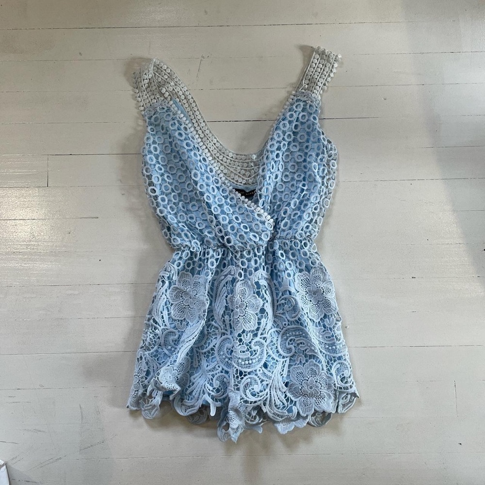 crochet playsuit